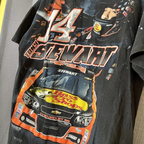 Tony Stewart T-Shirt Unisex Medium NASCAR‎ All Over Print Chase Authentication - Picture 4 of 7
